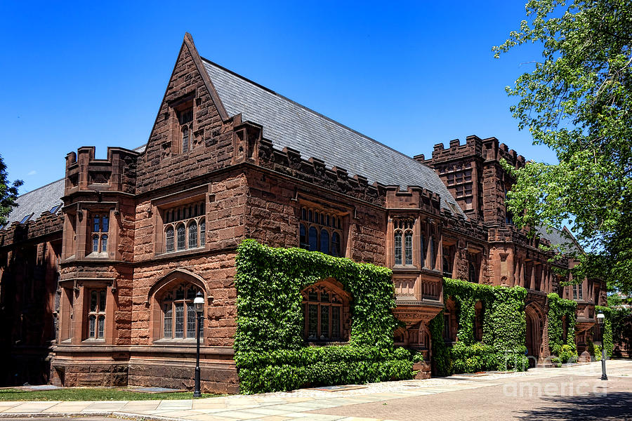 Princeton University East Pyne Hall South East Corner Photograph by Olivier Le Queinec