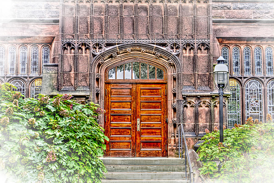 Princeton University Gothic Doorway Photograph