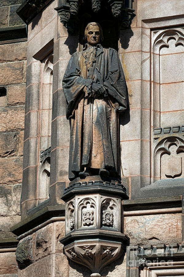 Princeton University J Witherspoon Statue  Photograph by Olivier Le Queinec