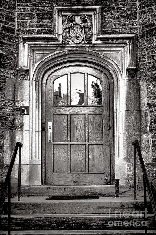 Princeton University Little Hall Entry Door Photograph by Olivier Le Queinec