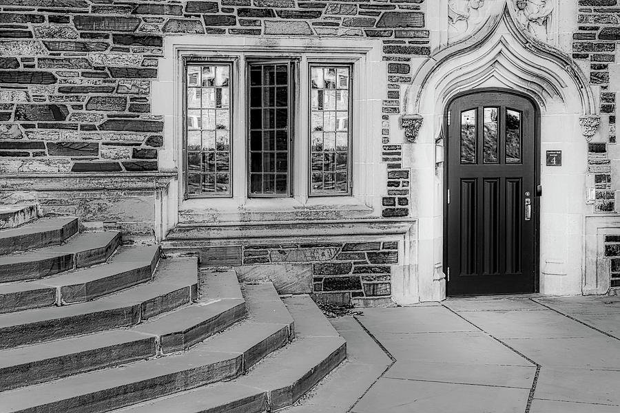 Princeton University Lockhart Hall BW Photograph by Susan Candelario
