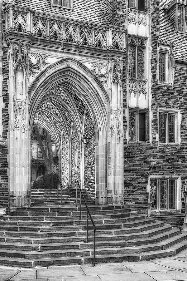 Princeton University Lockhart Hall Dorms BW Photograph by Susan Candelario
