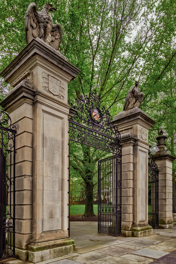 Princeton University Photograph - Princeton University Main Entrance Gate by Susan Candelario