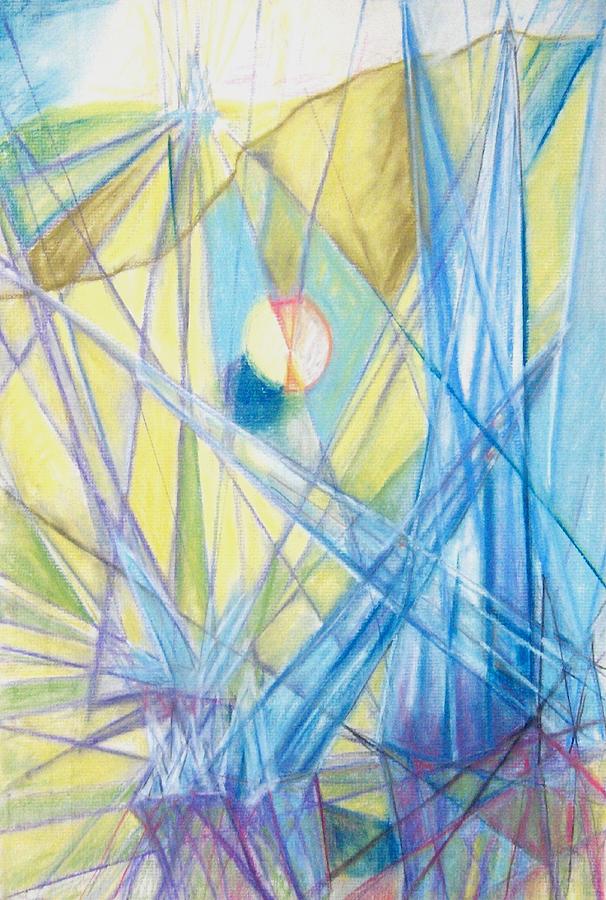 Abstract Pastel - Prism Field by Beth Okonczak