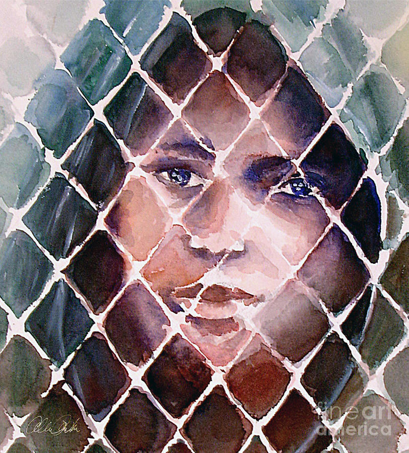 Prism Girl Painting by Allison Ashton