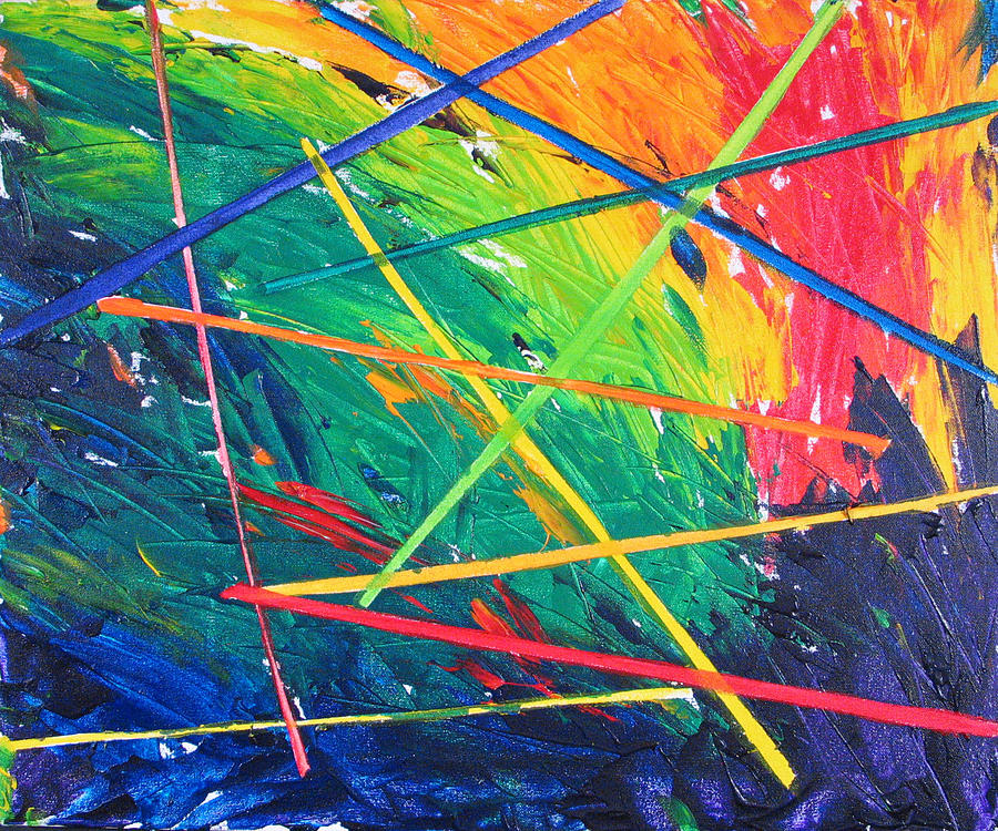 Abstract Painting - Prism by Rollin Kocsis