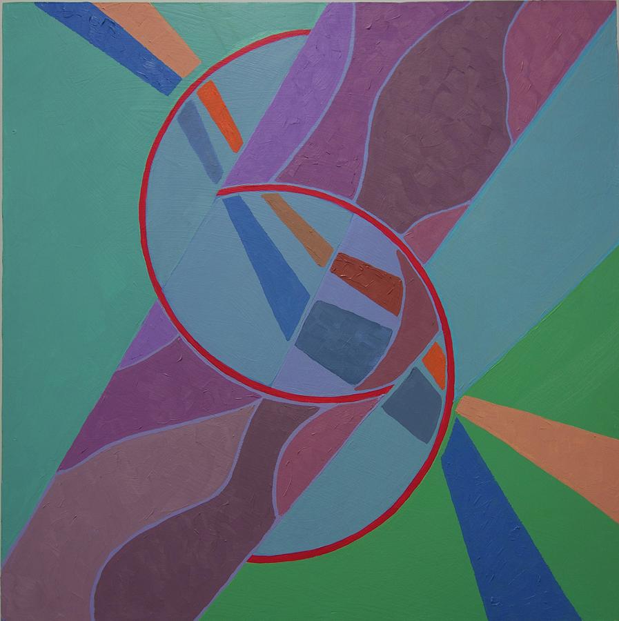 Abstraction Painting - Prism by Stephen Hunter