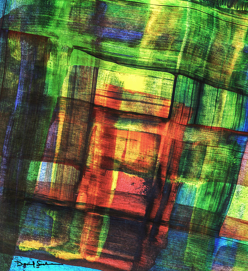 Abstract Painting - Prismatic 1 by Dan Sisken Abstract Painting - Prismatic 1 by Dan Sisken