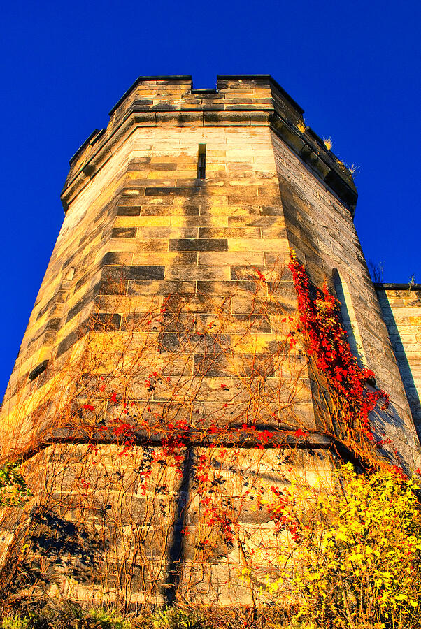 Prison Tower Wall Photograph by Paul W Faust - Impressions of Light