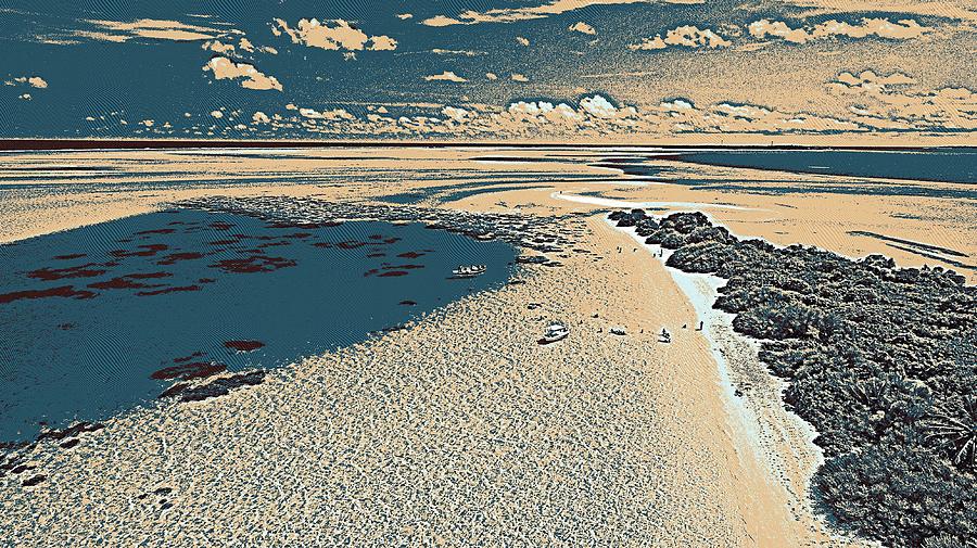 Pristine Beach 2 Painting by Celestial Images