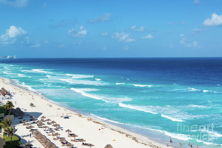 Pristine Beach in Cancun Photograph by Jess Kraft