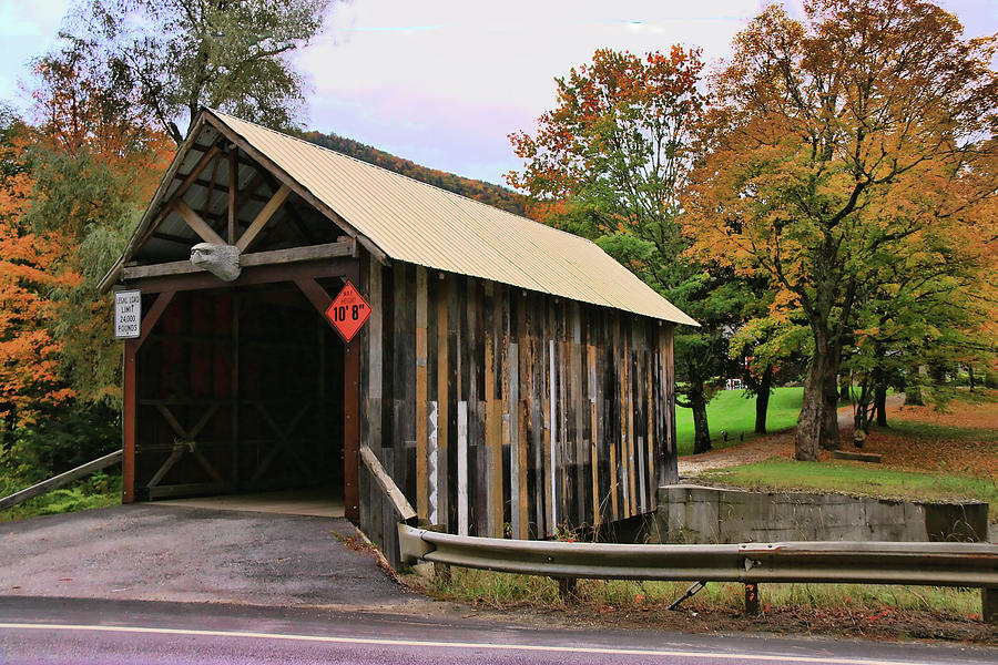 Private Covered Bridge Photograph by Allen Beatty