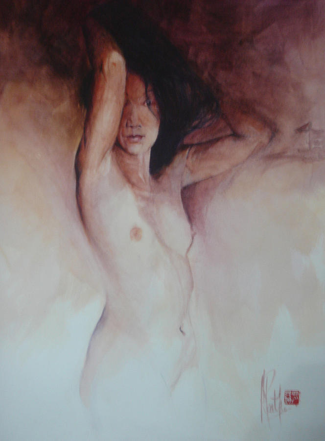 Figurative Painting - Private Dancer by Alan Kirkland-Roath