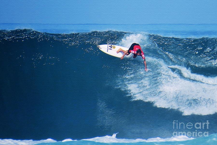 Pro Surfer Alex Ribeiro-6 Photograph by Scott Cameron