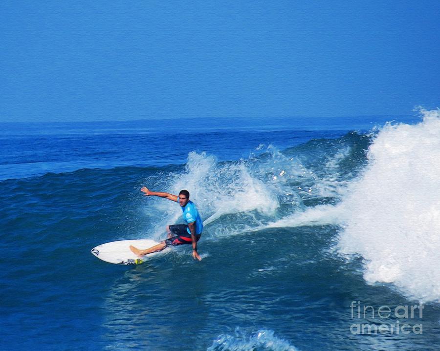 Pro Surfer Ezekiel Lau-1 Photograph by Scott Cameron