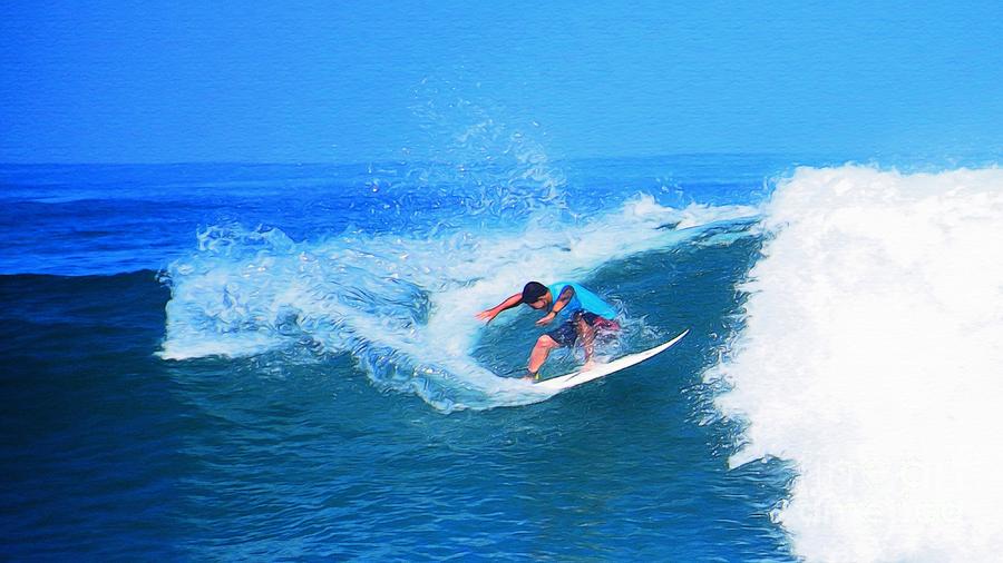 Pro Surfer Ezekiel Lau-2 Photograph by Scott Cameron
