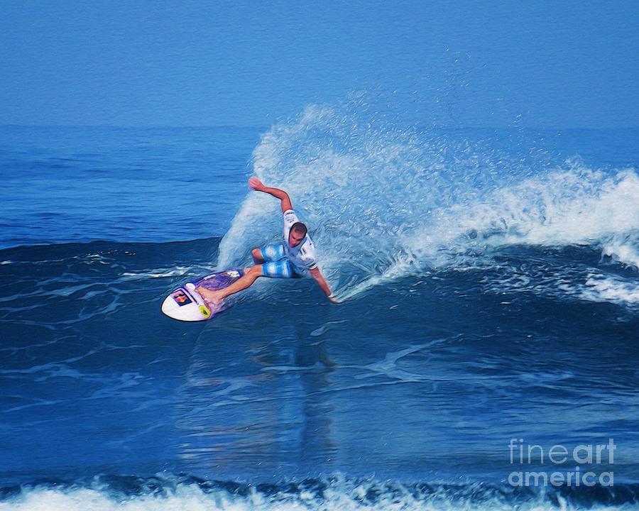 Pro Surfer Jamie O Brien #1 Photograph by Scott Cameron