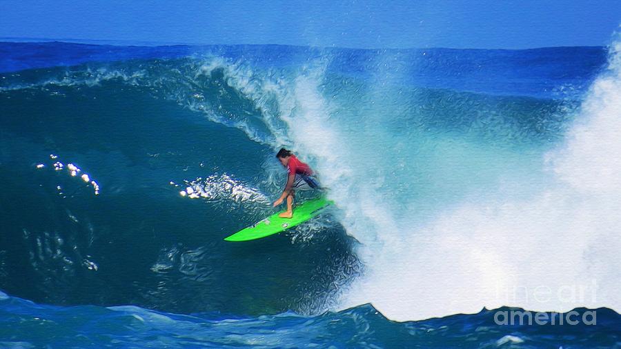 Pro Surfer Keanu Asing-2 Photograph by Scott Cameron