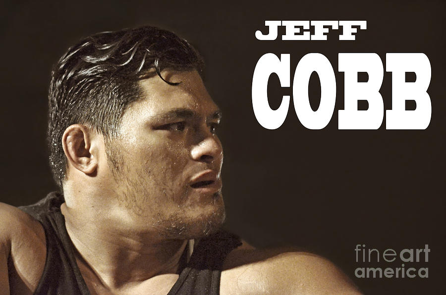 Rope Photograph - Pro Wrestler Mr. Athletic Jeff Cobb by Jim Fitzpatrick