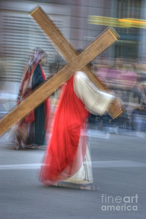 Easter Photograph - Procession by David Birchall