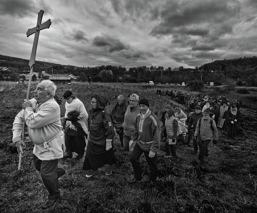 Procession Photograph by Pekka Sammallahti
