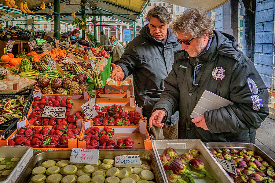 Produce Market Venice Italy_DSC4495_03032017 Photograph by Greg Kluempers