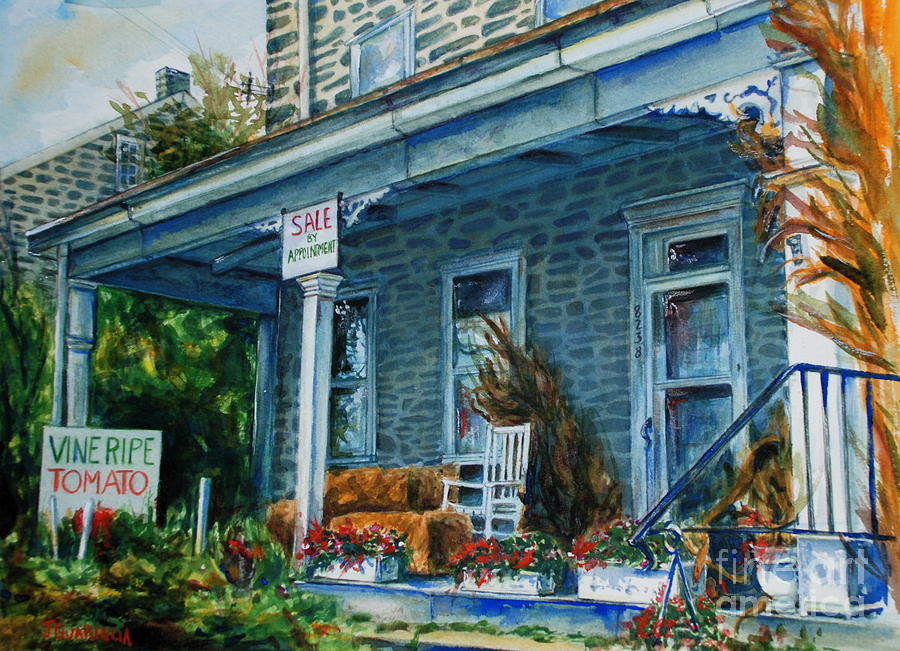 Produce Store Painting by Joyce Guariglia