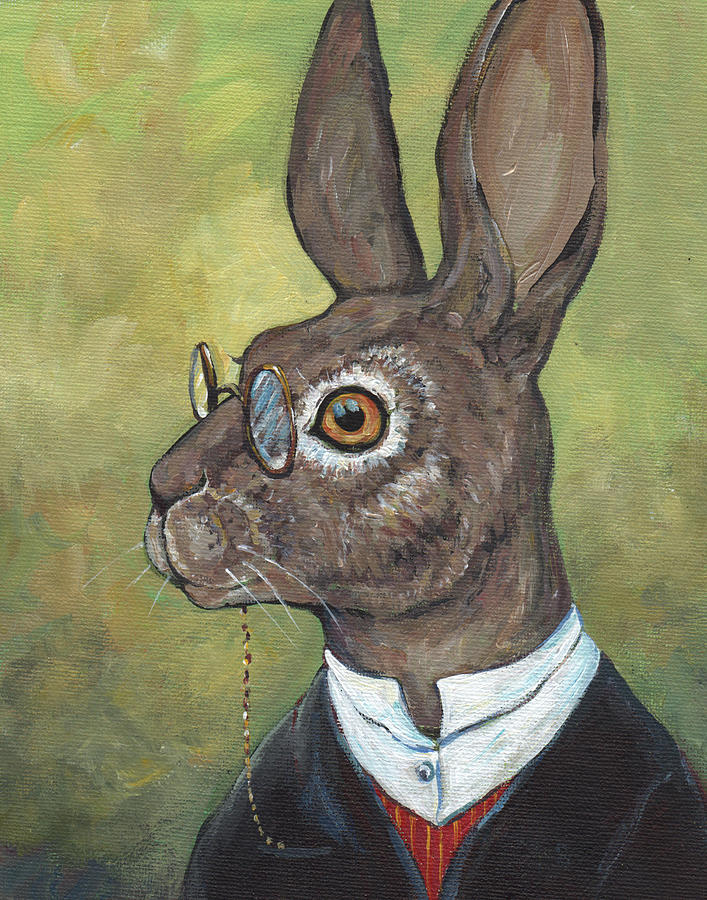 Professor Hare Painting by Peggy Wilson
