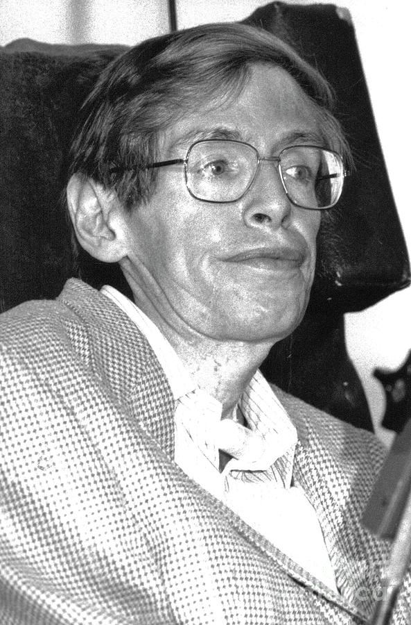 Professor Stephen Hawking Photograph by David Fowler