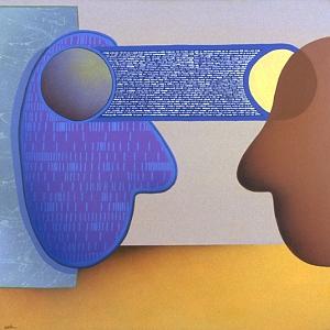Communication Painting - Proffer by Steve Walker Communication Painting - Proffer by Steve Walker