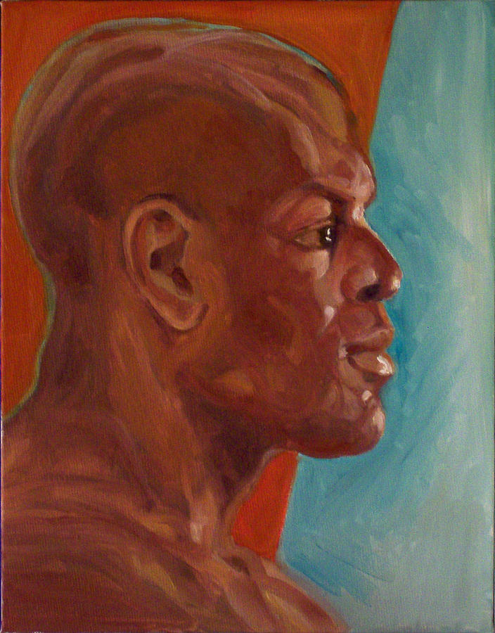 Portrait Painting - Profile by Davida Schulman