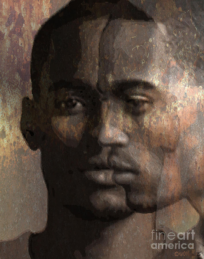 Portrait Digital Art - Profile In Bixby by Walter Neal