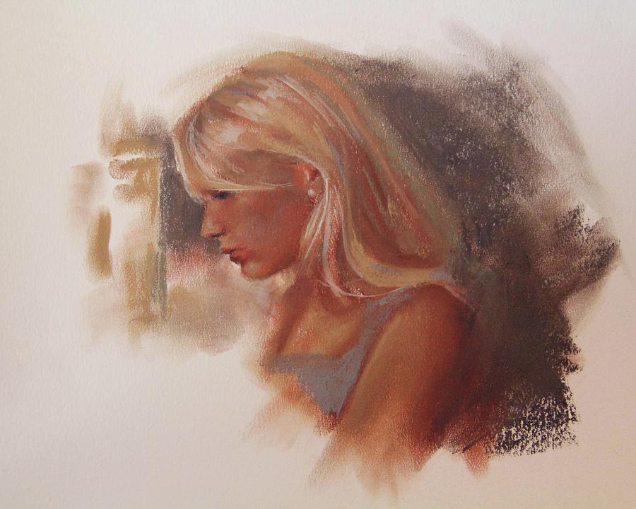 Profile in Pastel Pastel by Emily Olson
