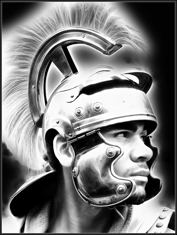 Profile Of a Trojan Hero Painting by Jon Volden