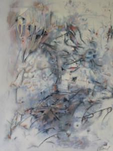 Abstract Painting - Profile by Olga Dmytrenko Abstract Painting - Profile by Olga Dmytrenko