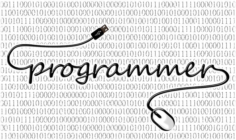 Programmer Mixed Media by Anastasiya Malakhova