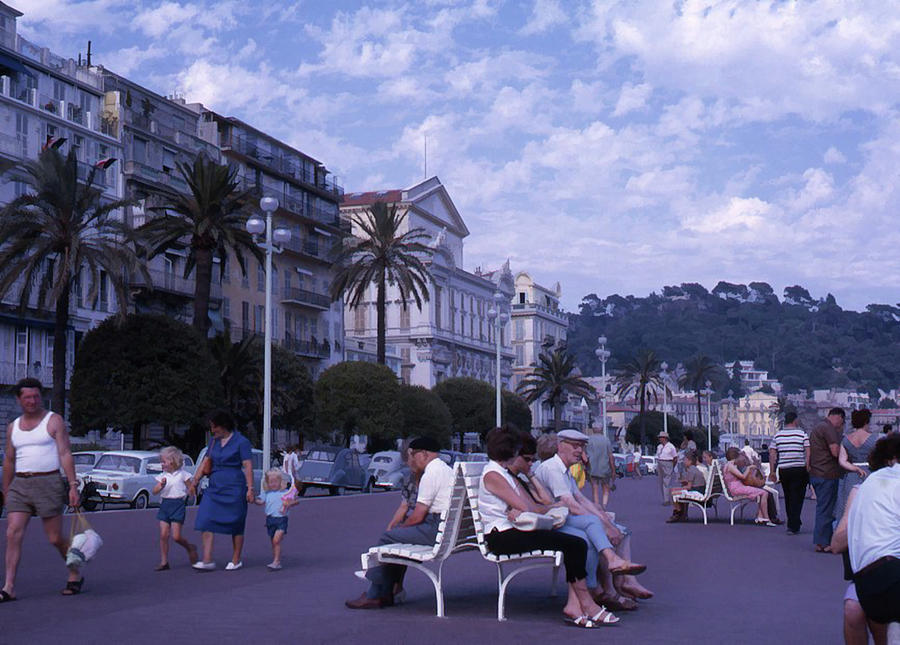 Promenade des Anglais, Nice, France Photograph by Richard Goldman