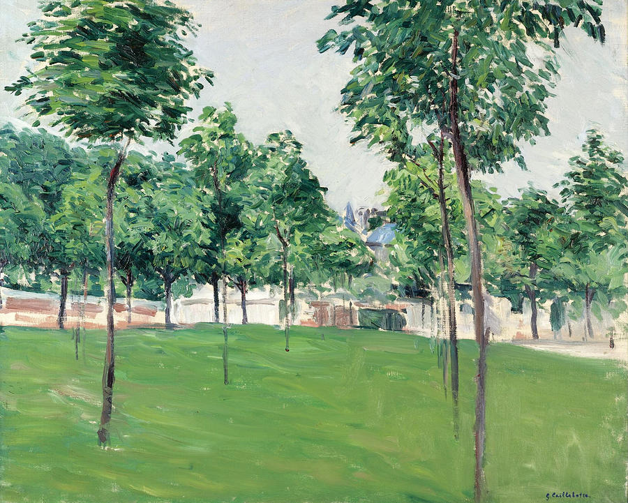 Promenade of Argenteuil Painting by Gustave Caillebotte