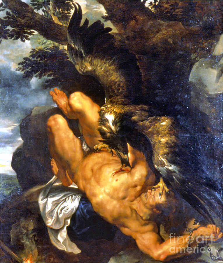 Prometheus Bound Painting by Granger