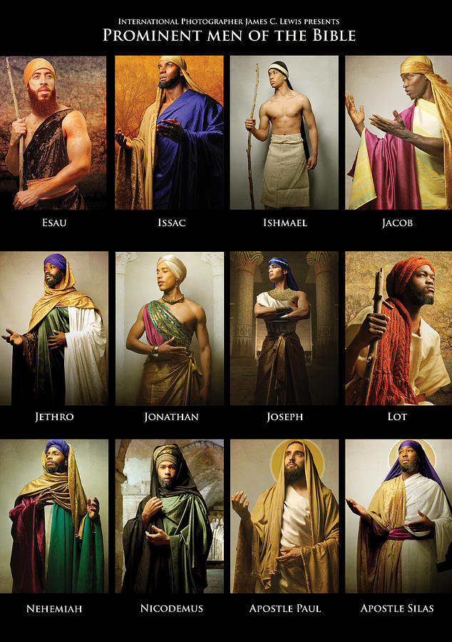 Portrait Photograph - Prominent Men of the Bible by Icons Of The Bible