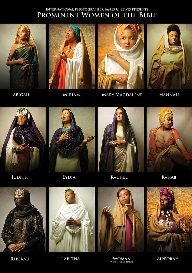 Portrait Photograph - Prominent Women of the Bible by Icons Of The Bible