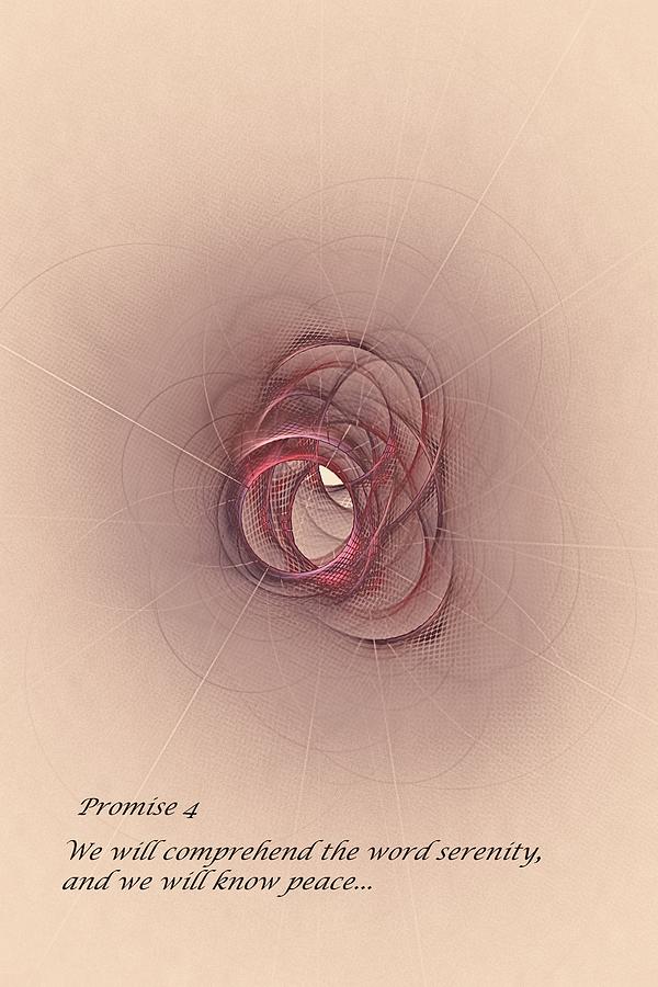 Promise 4 Comprehend Serenity and Know Peace Digital Art by Doug Morgan