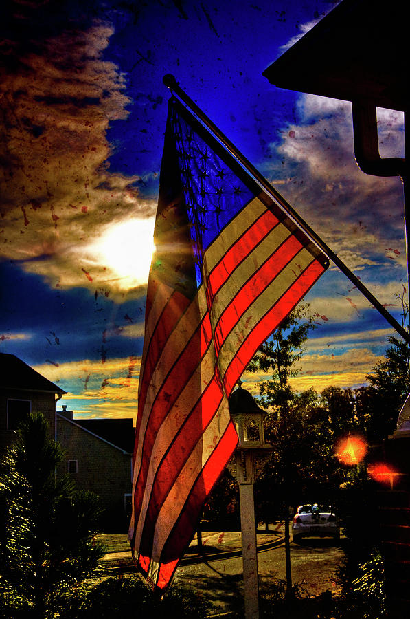 Flag Photograph - Promises to Keep by Ted Reynolds