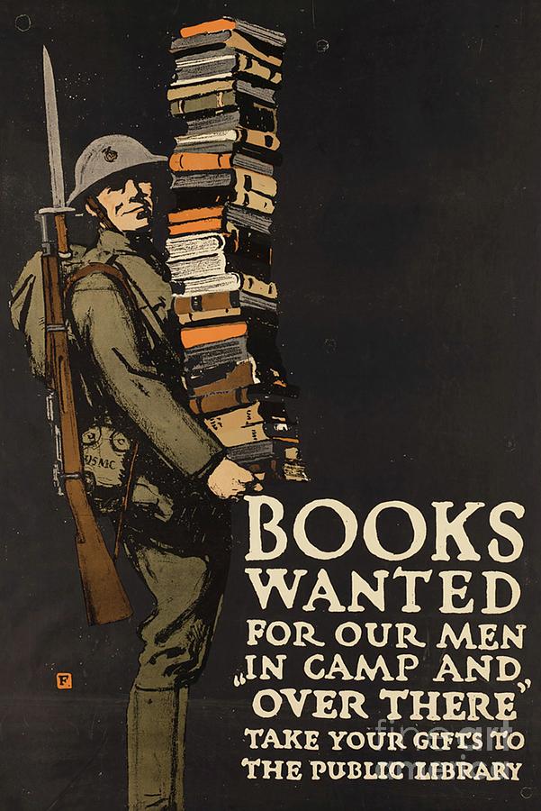 Propaganda Poster World War One Painting by Esoterica Art Agency