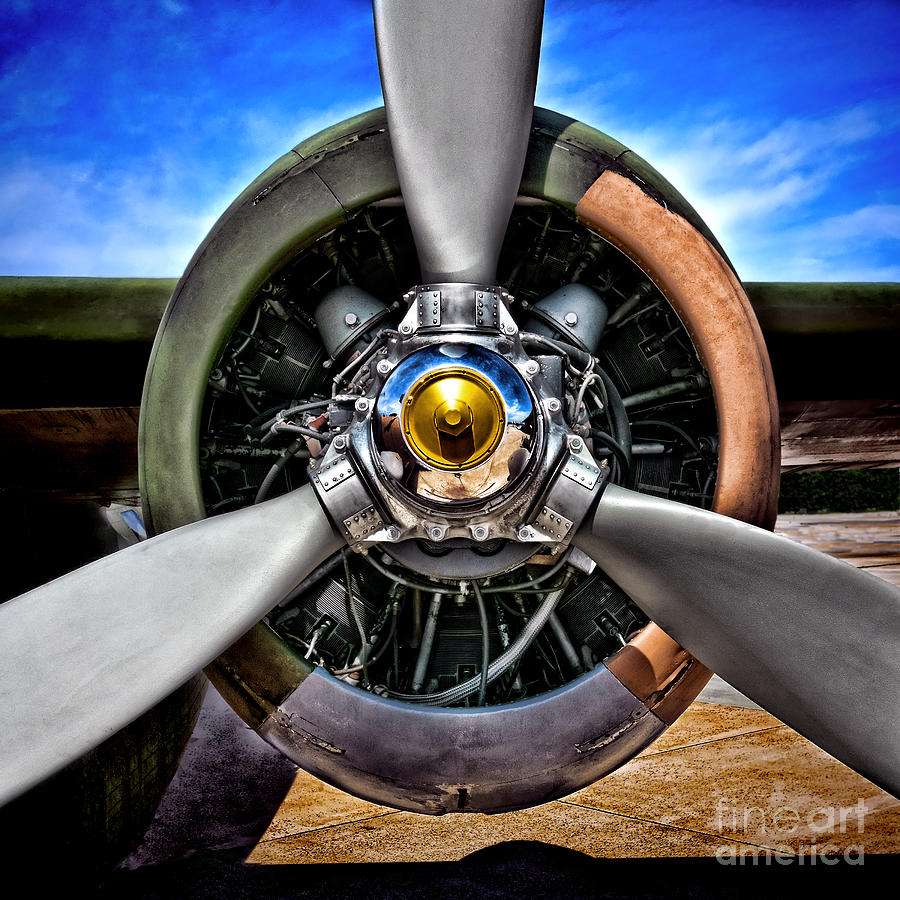 Propeller Art   Photograph by Olivier Le Queinec