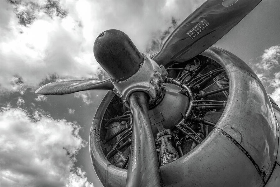 Vintage Photograph - Propeller by Mike Burgquist