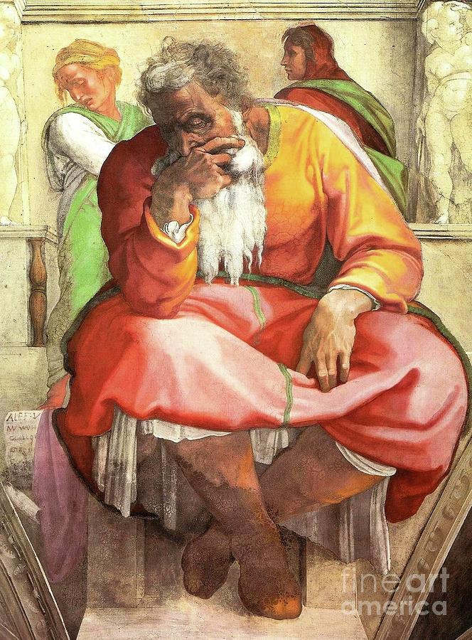 Prophet Jeremiah Painting By Robert Prusso Jr