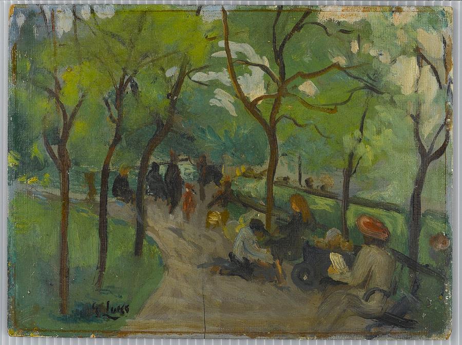 Prospect Park Painting by George Benjamin