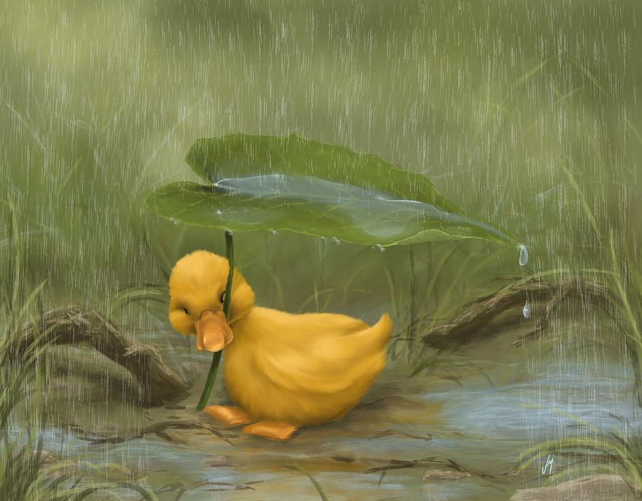 Duck Painting - Protect yourself by Veronica Minozzi