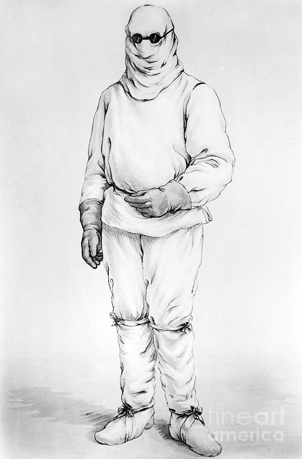 Protective Suit For Pneumonic Plague Photograph by Wellcome Images